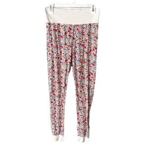 Cath Kidston Pajama Pants Women's Medium Ditsy Floral Jogger Style Jersey Knit